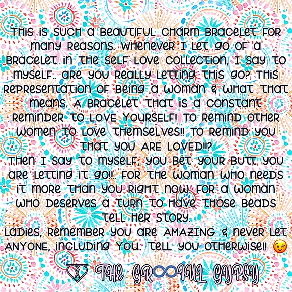 🍒 BOGO 🍒 PRICE ONLY 4/23 Self Love Collection “I LOVE ME” Charm Bracelet - Picture 13 of 15